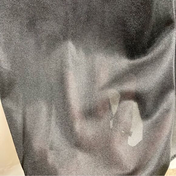 Cachet Black Vintage Lingerie Long Maxi Nightgown Large Lace Detail 80s - Picture 7 of 11